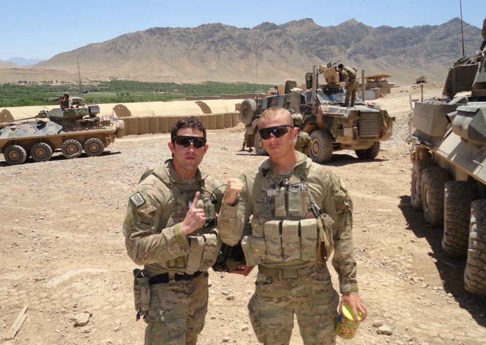 Beau during military service in Afghanistan